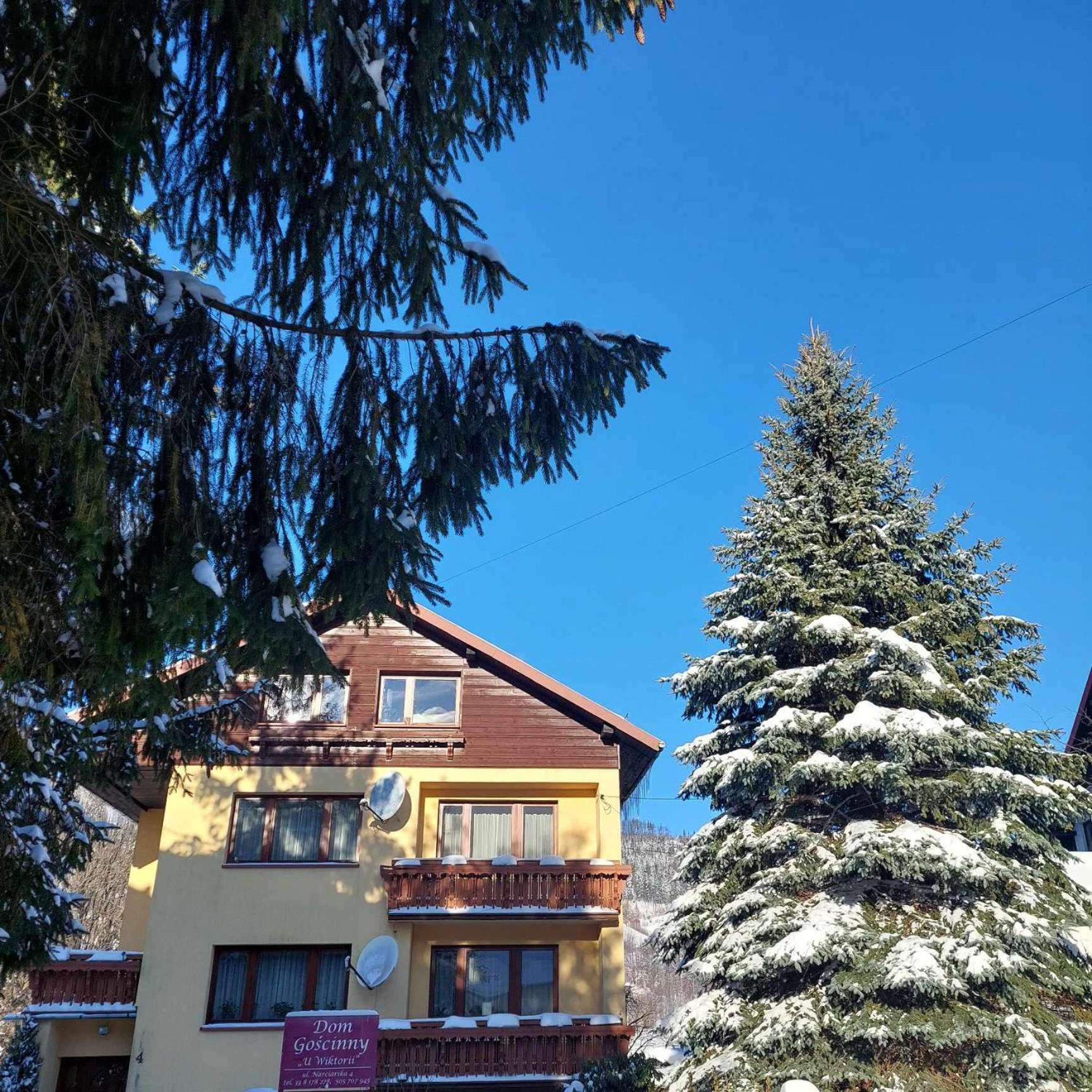Dom Goscinny U Wiktorii Szczyrk Esterno foto